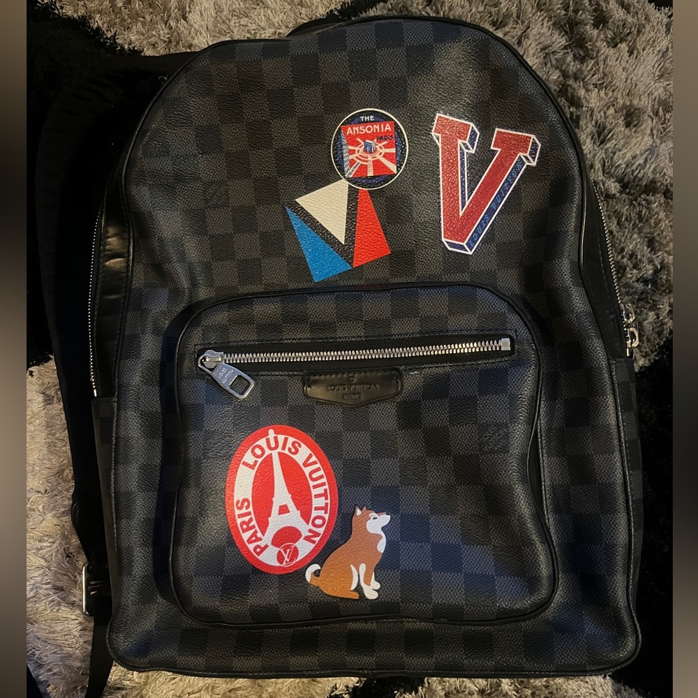 Louis Vuitton Josh Backpack Limited Edition Damier Graphite LV League - Picture 2 of 8